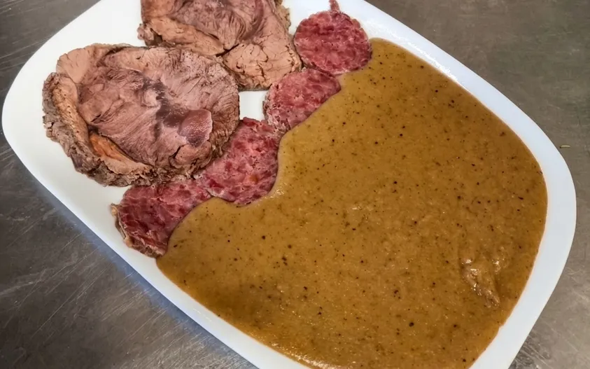Cotechino, lesso e pearà