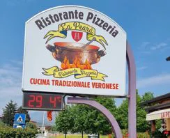Insegna Ristorante Pizzeria La Pearà